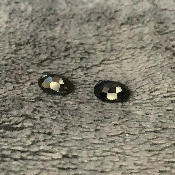 NWT Set of 2 loose 1-carat natural midnight sapphires - Picture 9 of 11